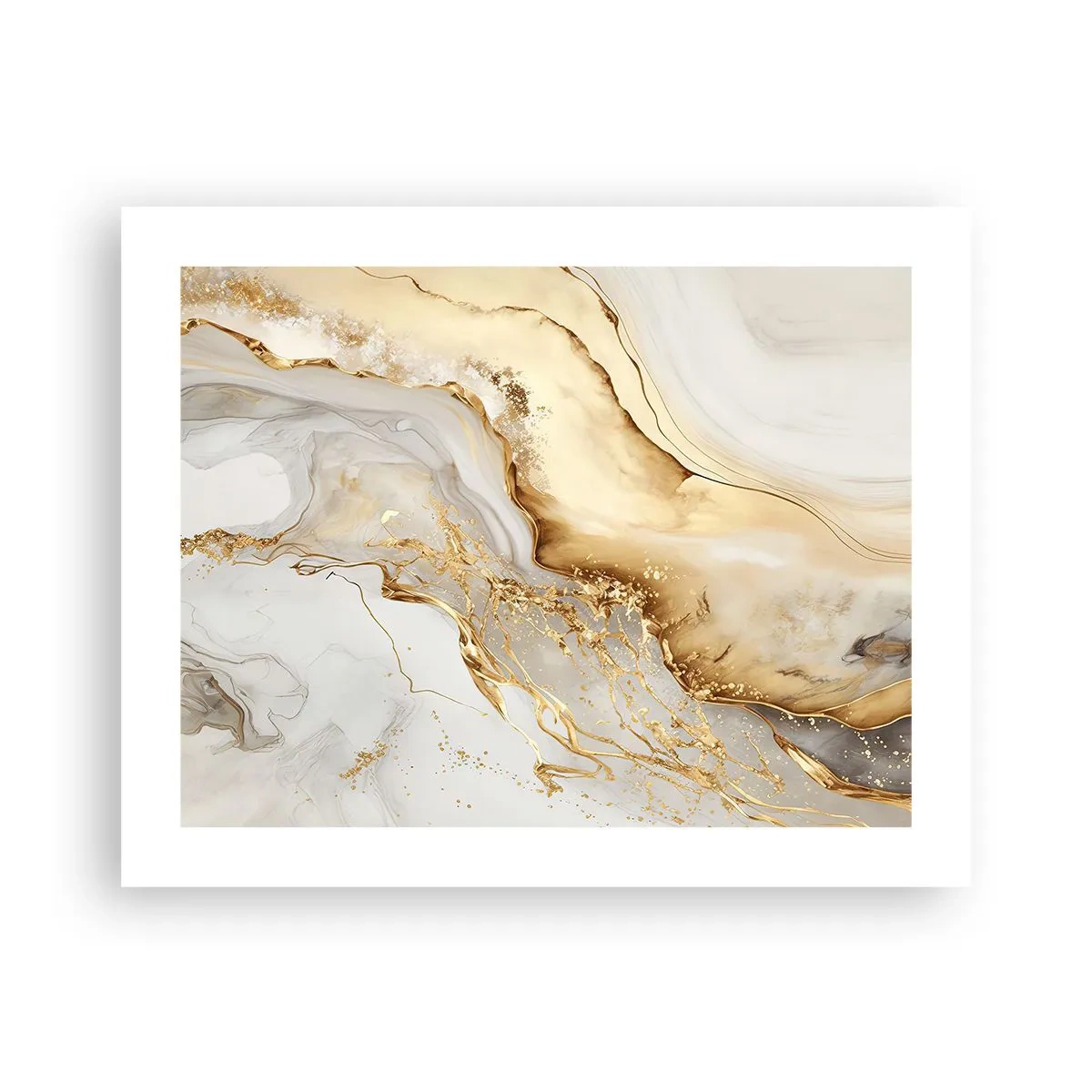 Plakat - Abstrakcja: piękno i dobro - 50x40 cm