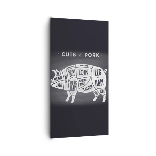 Obraz na płótnie - Elementarz masarza - 65x120 cm