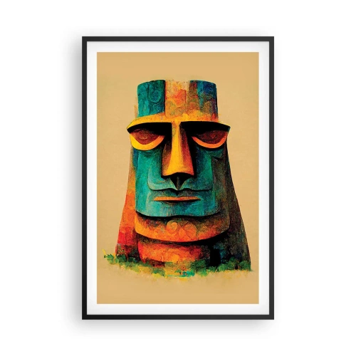 Plakat w czarnej ramie - Posągowy, a sympatyczny - 61x91 cm