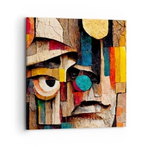 Obraz na płótnie - Widzę cię… - 70x70 cm