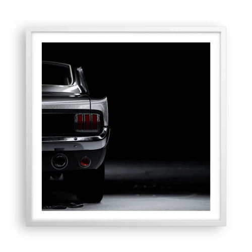 Plakat w białej ramie - Czar klasyki - 60x60 cm