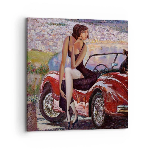 Obraz na płótnie - Lato? Tylko na Rivierze - 70x70 cm