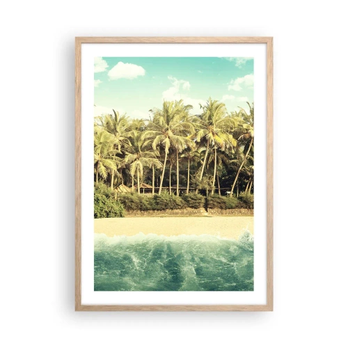 Plakat w ramie jasny dąb - A może tutaj? - 50x70 cm