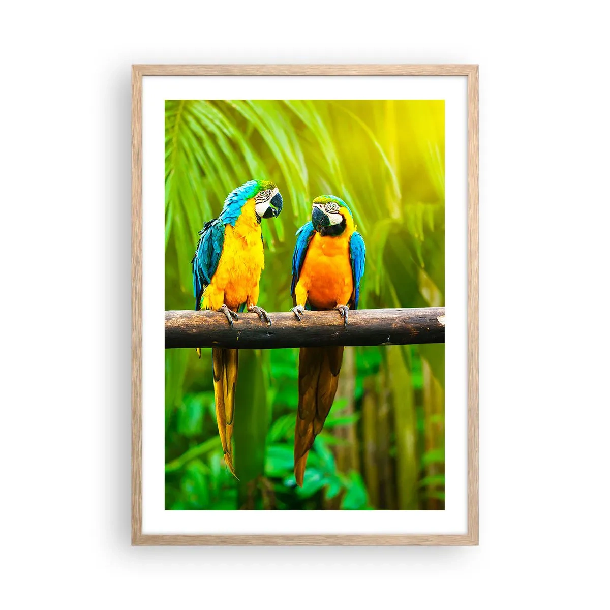 Plakat w ramie jasny dąb - A słyszałaś, że ona…? - 50x70 cm