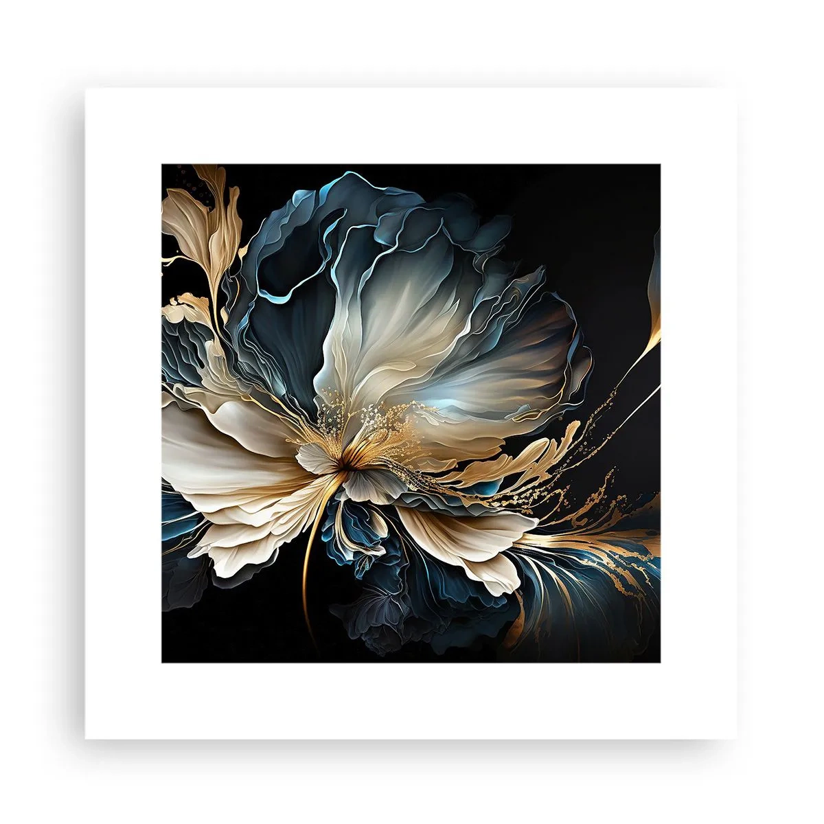 Plakat - Baśniowy kwiat paproci - 30x30 cm