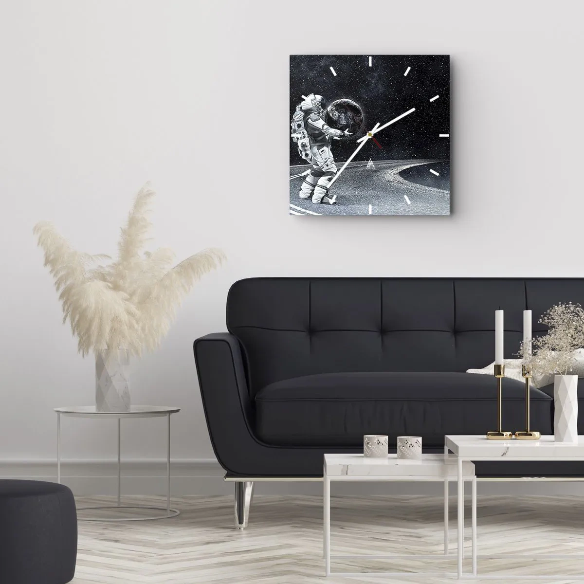 Zegar ścienny - Na Mlecznej Drodze - 30x30 cm