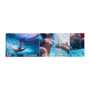Fototapeta Próbka Standard Eco - Głębia radości - Surfing, Kobieta, Sport - 100x30 cm