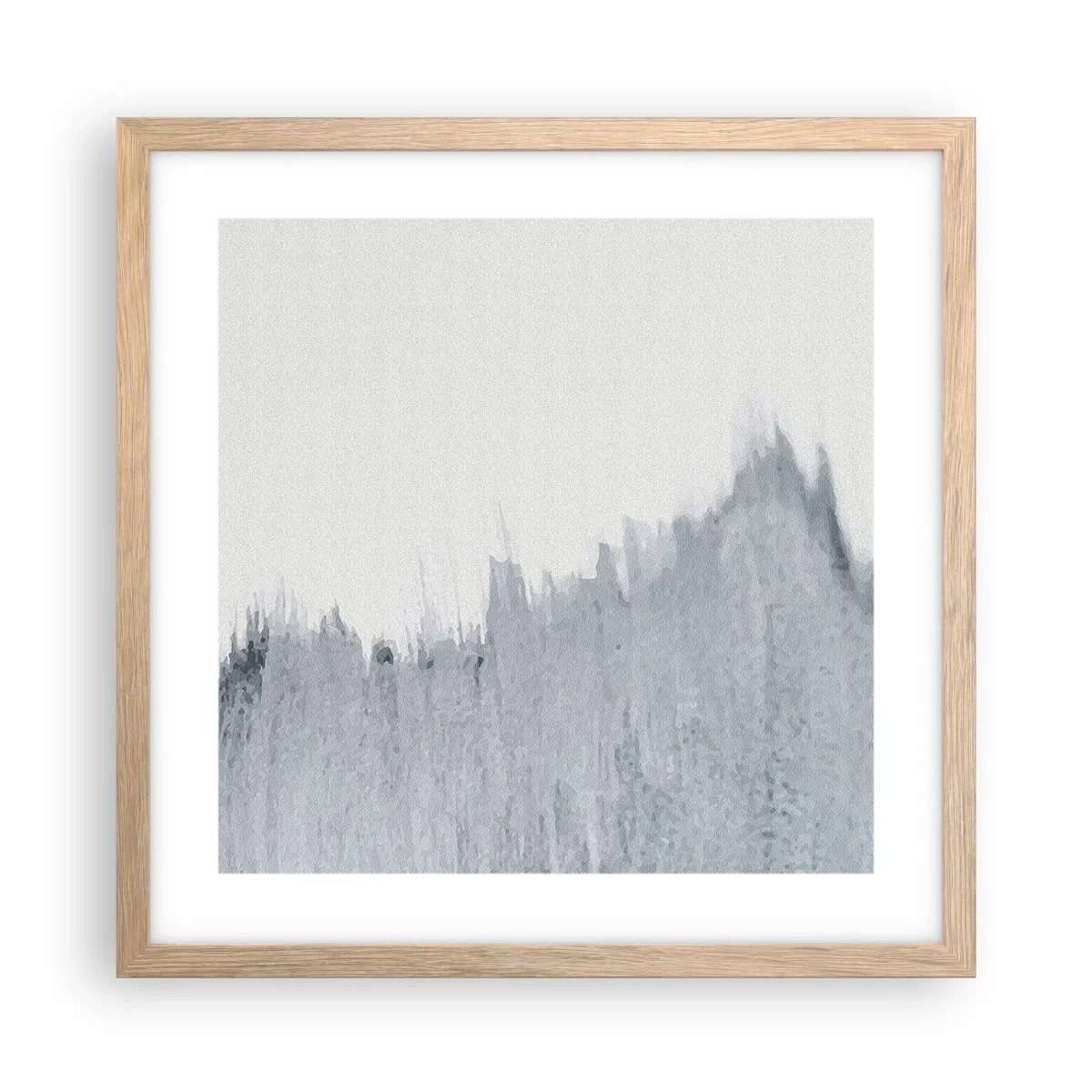 Plakat w ramie jasny dąb - Tajemniczy zapis - 40x40 cm