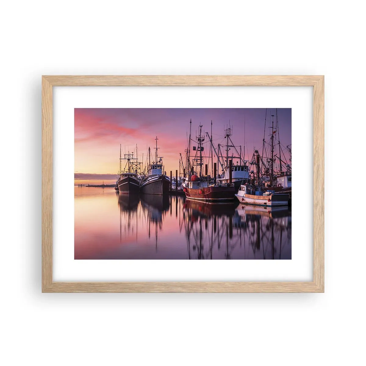 Plakat w ramie jasny dąb - Przed kolejnym dniem - 40x30 cm