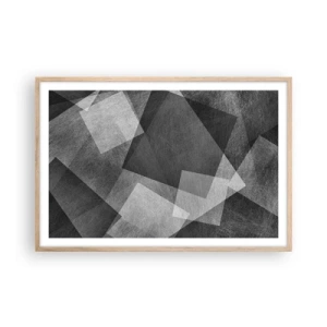 Plakat w ramie jasny dąb - Odwieczny symbol trwałości i porządku - 91x61 cm