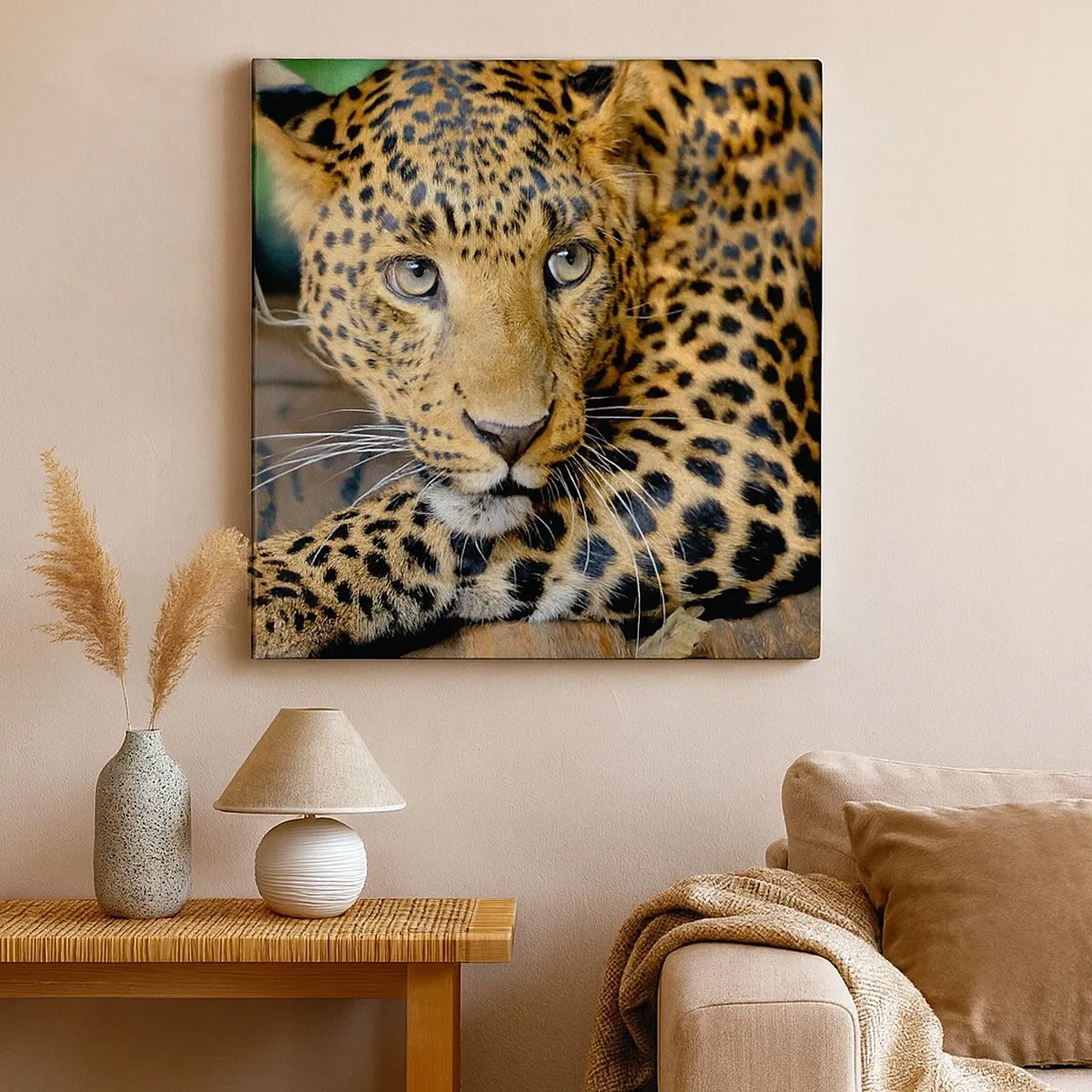 Obraz na płótnie - Nie bój się, podejdź - 30x30 cm