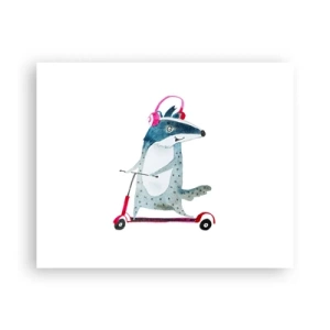 Plakat - Borsucze radości - 50x40 cm