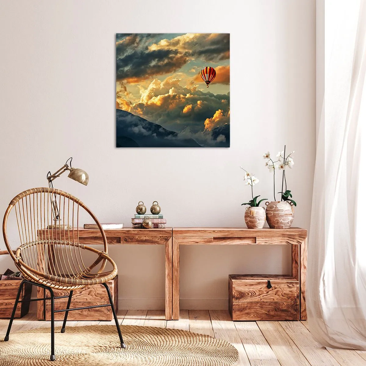 Obraz na płótnie - Lecę, bo chcę - 30x30 cm