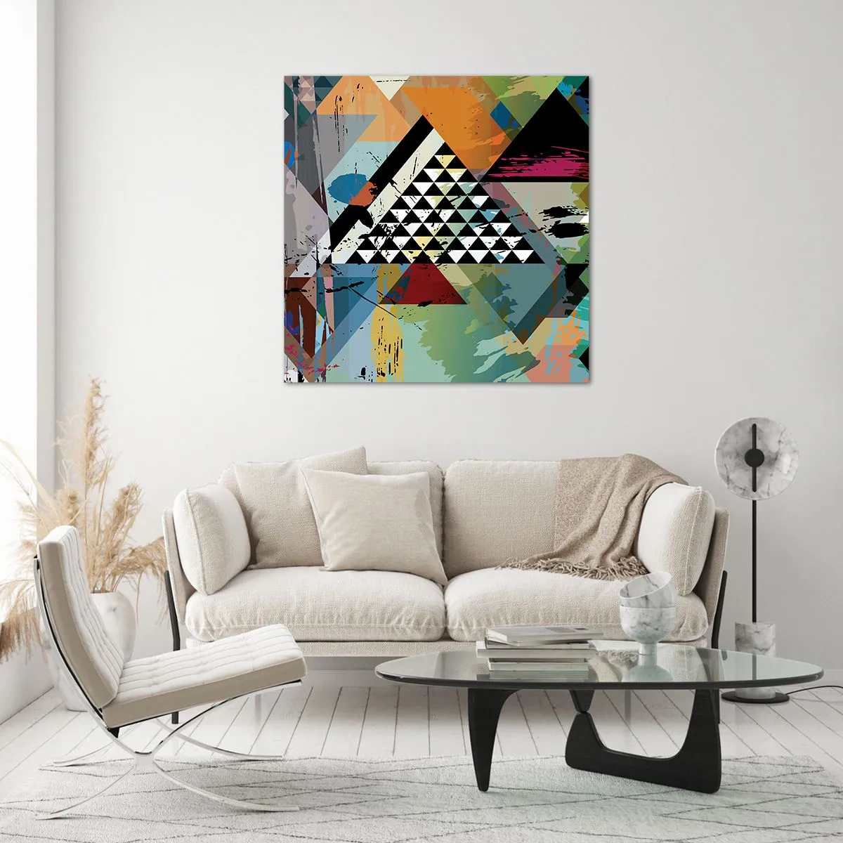 Obraz na szkle - Jakie to proste - 40x40 cm