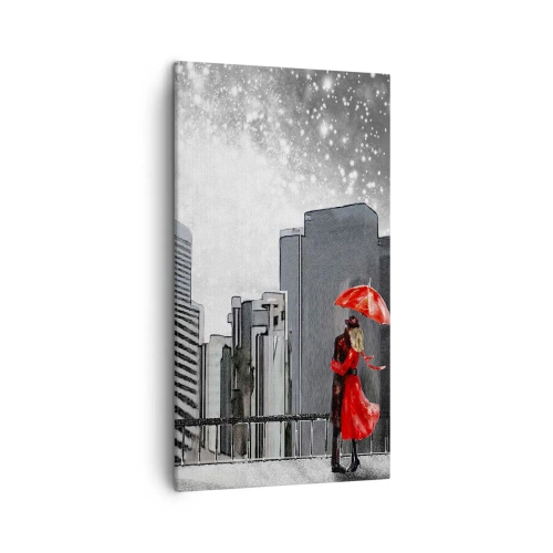 Obraz na płótnie - Człowiek nie kamień - 45x80 cm