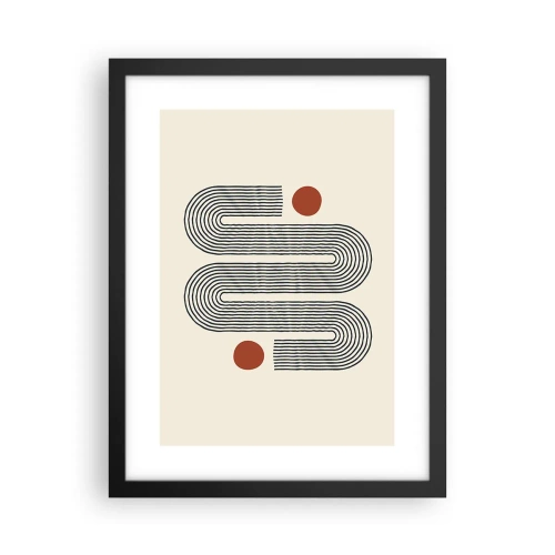 Plakat w czarnej ramie - Od początku do końca - 30x40 cm