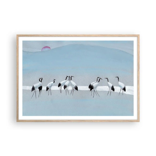 Plakat w ramie jasny dąb - Po gorącym dniu - 100x70 cm