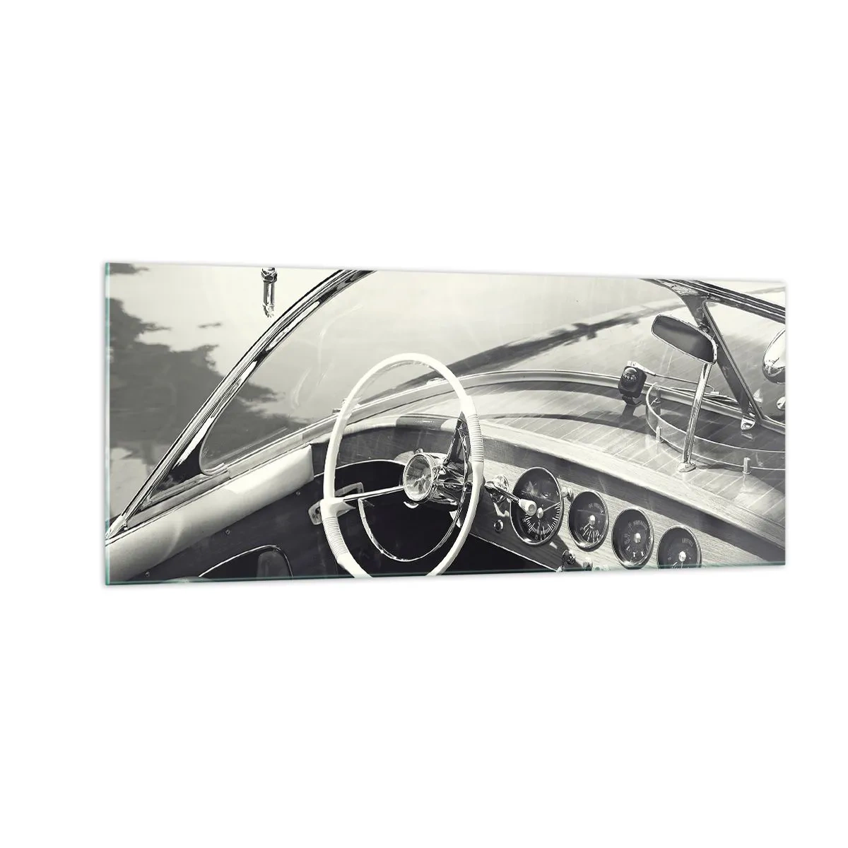 Obraz na szkle - Pogoda dla bogaczy - 100x40 cm