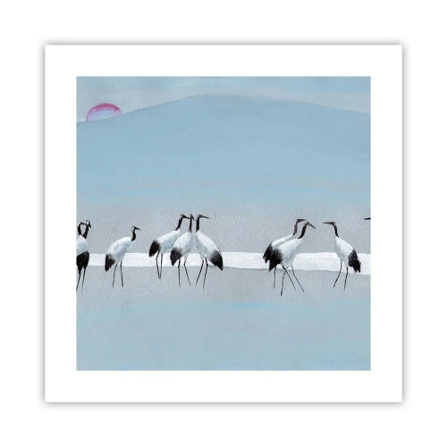 Plakat - Po gorącym dniu - 40x40 cm