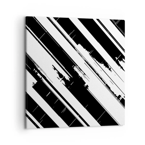 Obraz na płótnie - Kompozycja intensywna i dynamiczna - 50x50 cm