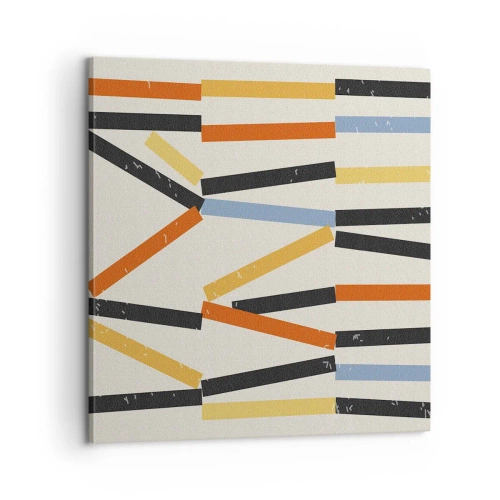 Obraz na płótnie - Kompozycja na poziomie - 60x60 cm