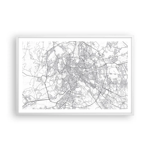 Plakat w białej ramie - Rzymski krąg - 91x61 cm