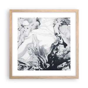 Plakat w ramie jasny dąb - Wnętrze Ziemi - 40x40 cm