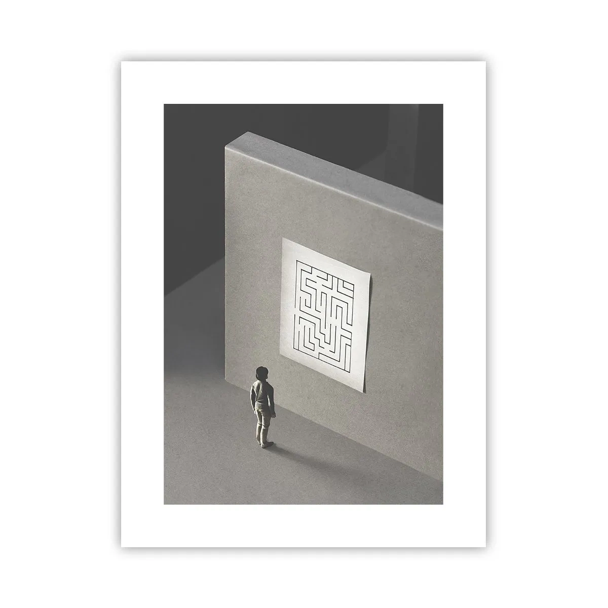 Plakat - Ale gdzie jestem? - 30x40 cm