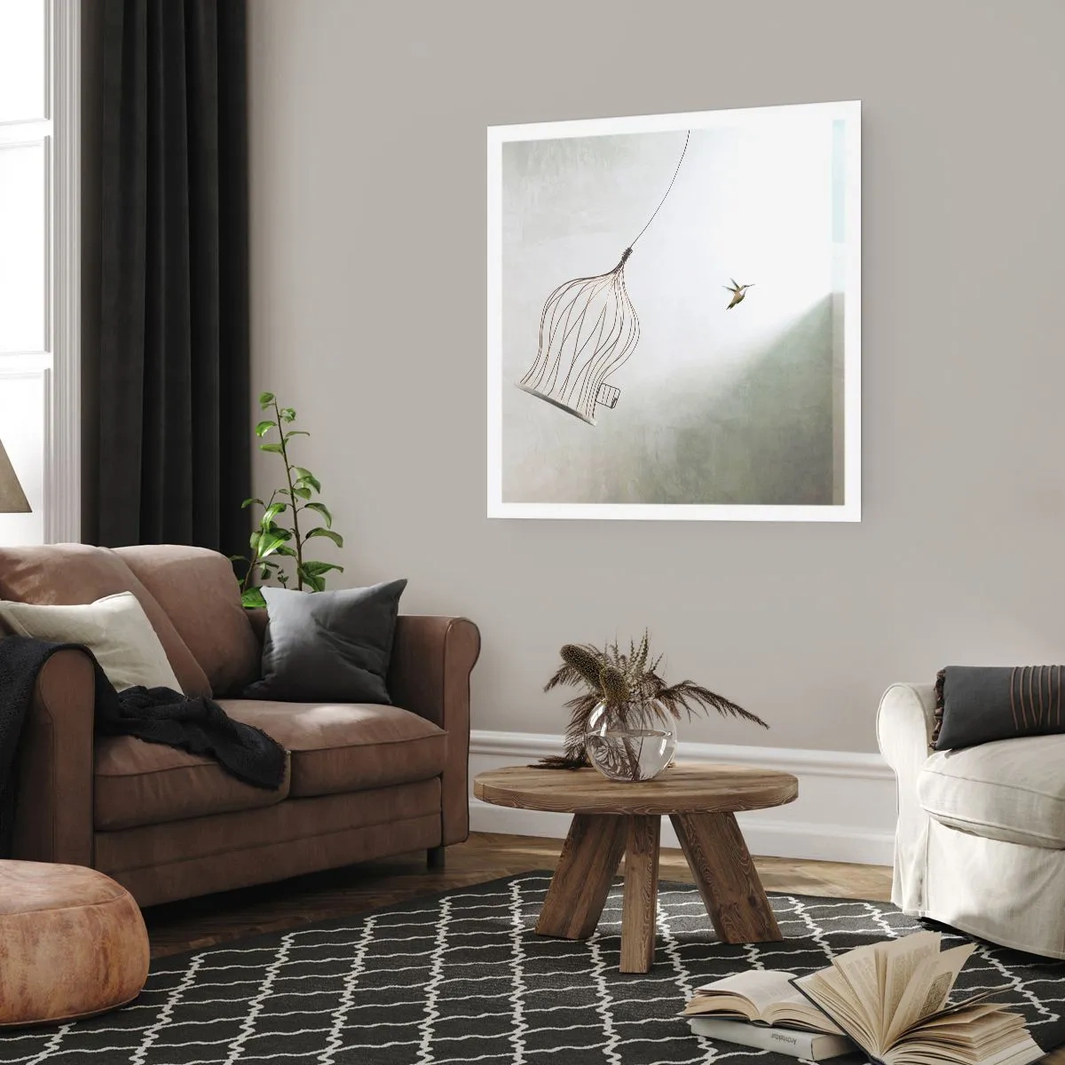 Plakat - W swoim żywiole - 40x40 cm