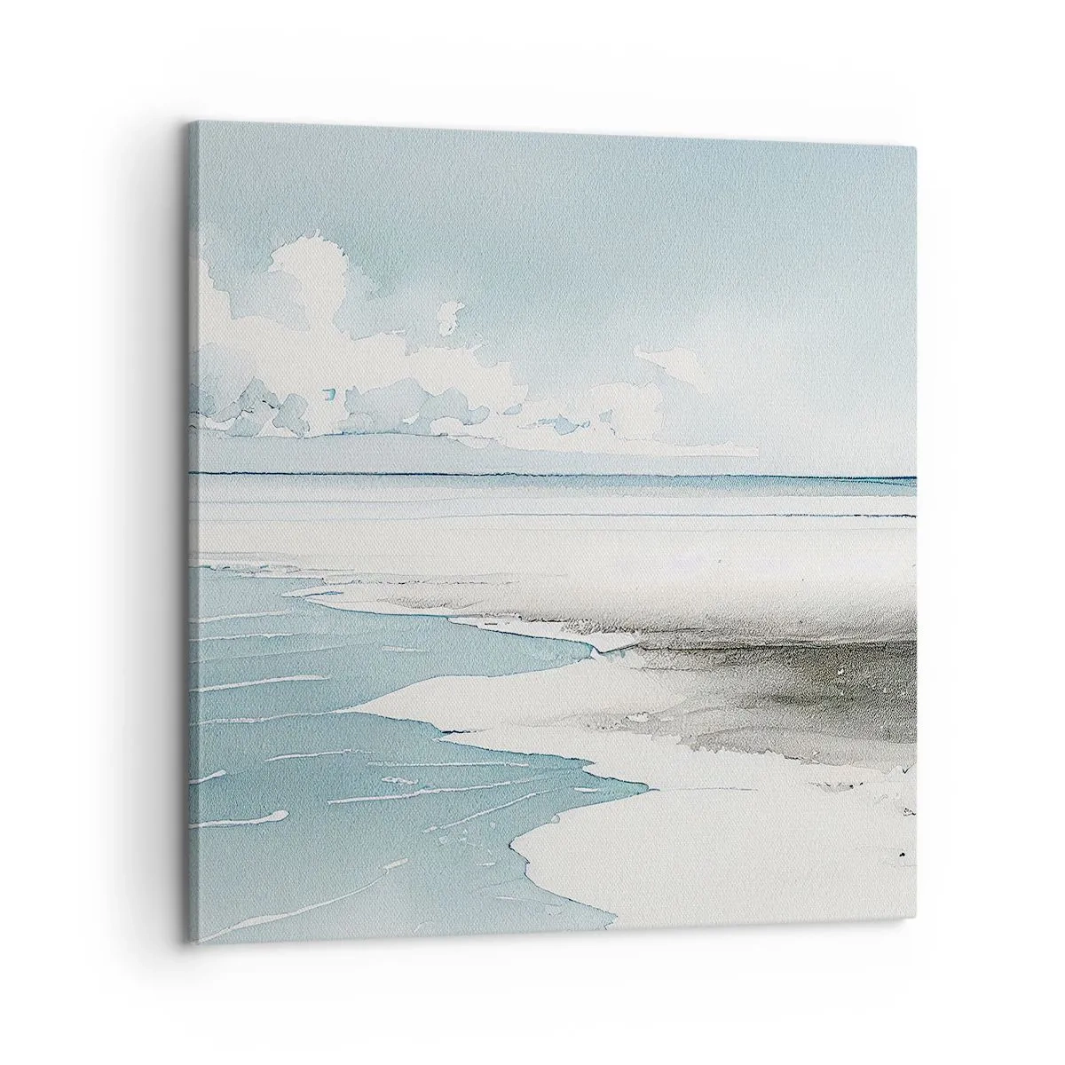 Obraz na płótnie - Łagodny przypływ - 60x60 cm