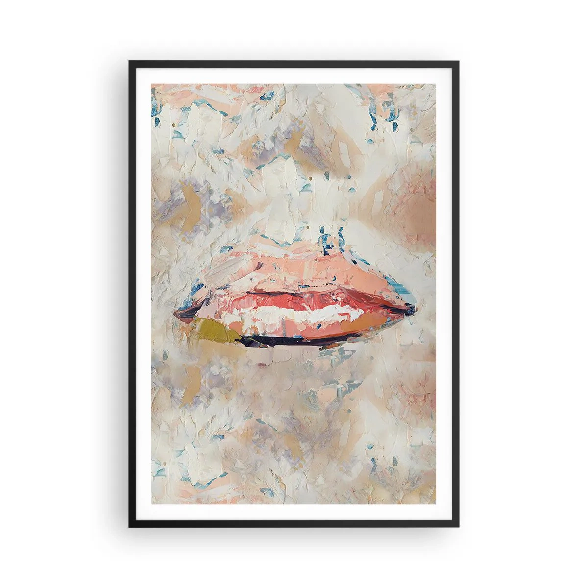 Plakat w czarnej ramie - Budzi zmysły - 70x100 cm