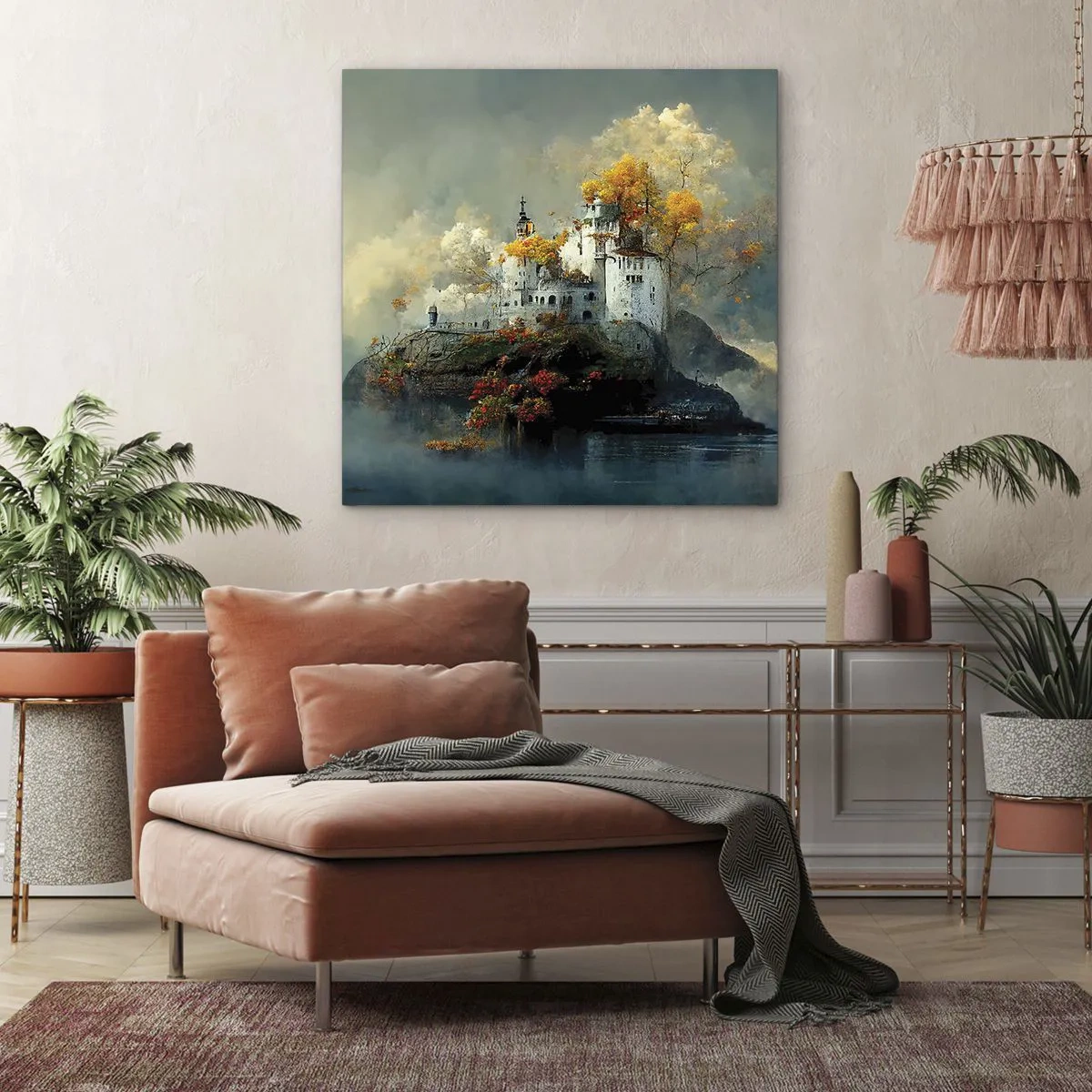 Obraz na płótnie - Początek romantycznej opowieści - 60x60 cm