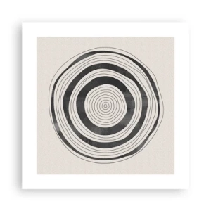 Plakat - Ważne to co pomiędzy - 40x40 cm