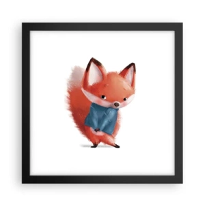 Plakat w czarnej ramie - Ładnie mi w tym? - 30x30 cm