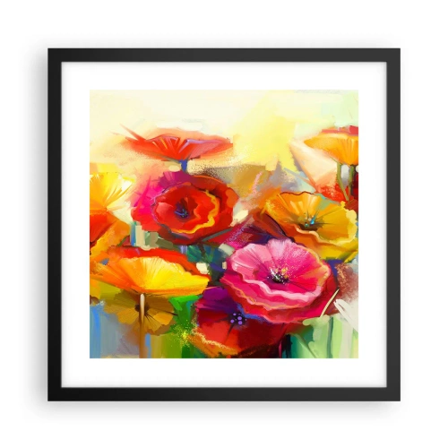 Plakat w czarnej ramie - Nie tylko czerwone - 40x40 cm