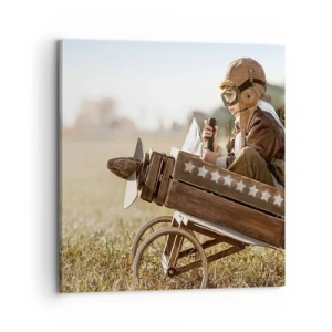 Obraz na płótnie - Start ku marzeniu - 70x70 cm