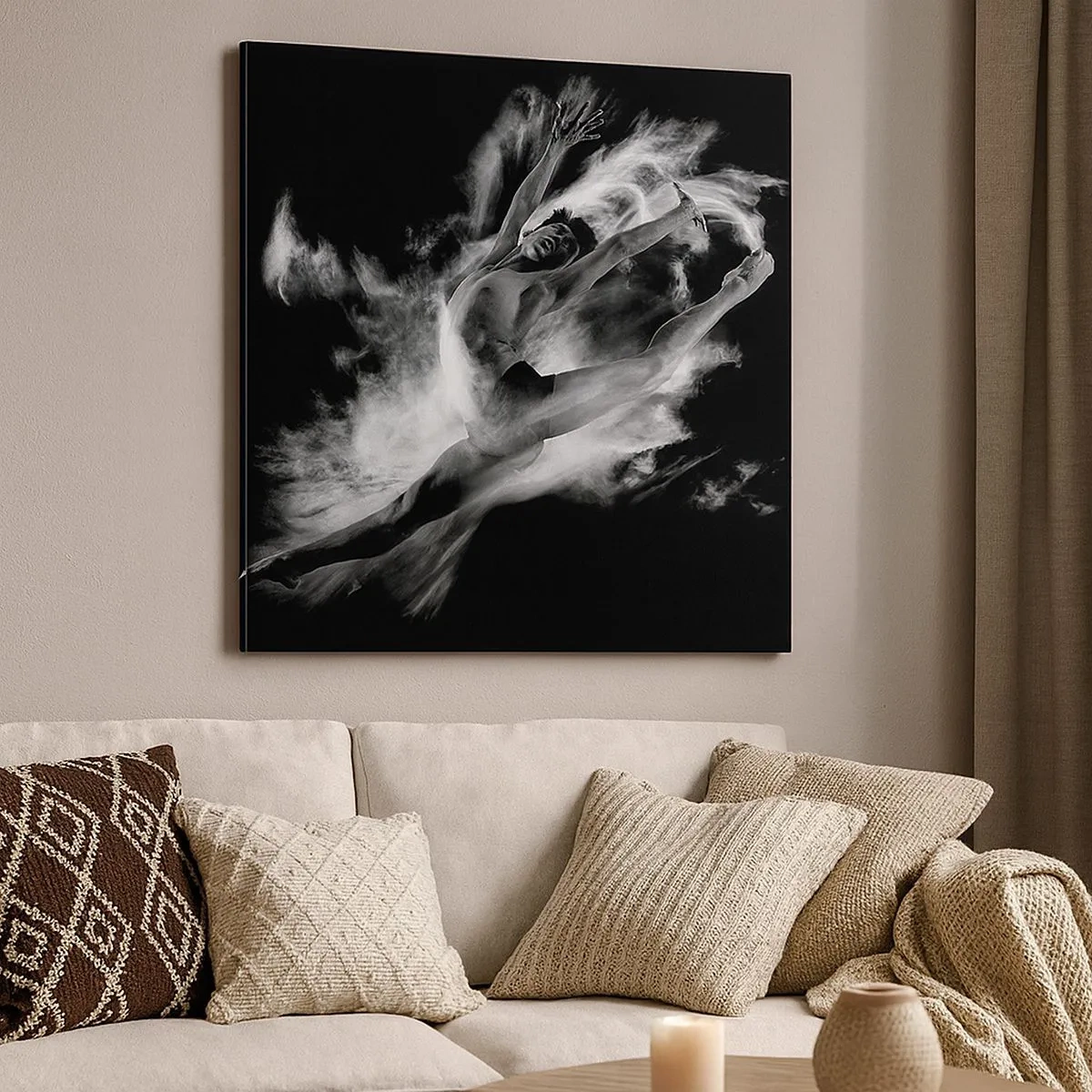 Obraz na płótnie - Zatrzymany w locie - 30x30 cm