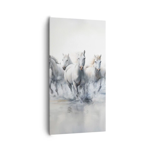 Obraz na płótnie - Biała magia - 65x120 cm