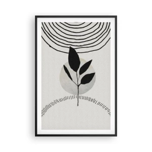 Plakat w czarnej ramie - Kompozycja: rytuały natury - 61x91 cm