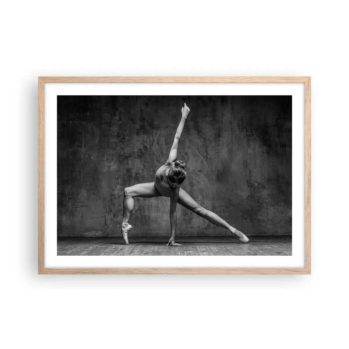 Plakat w ramie jasny dąb - Ideał równowagi - 70x50 cm