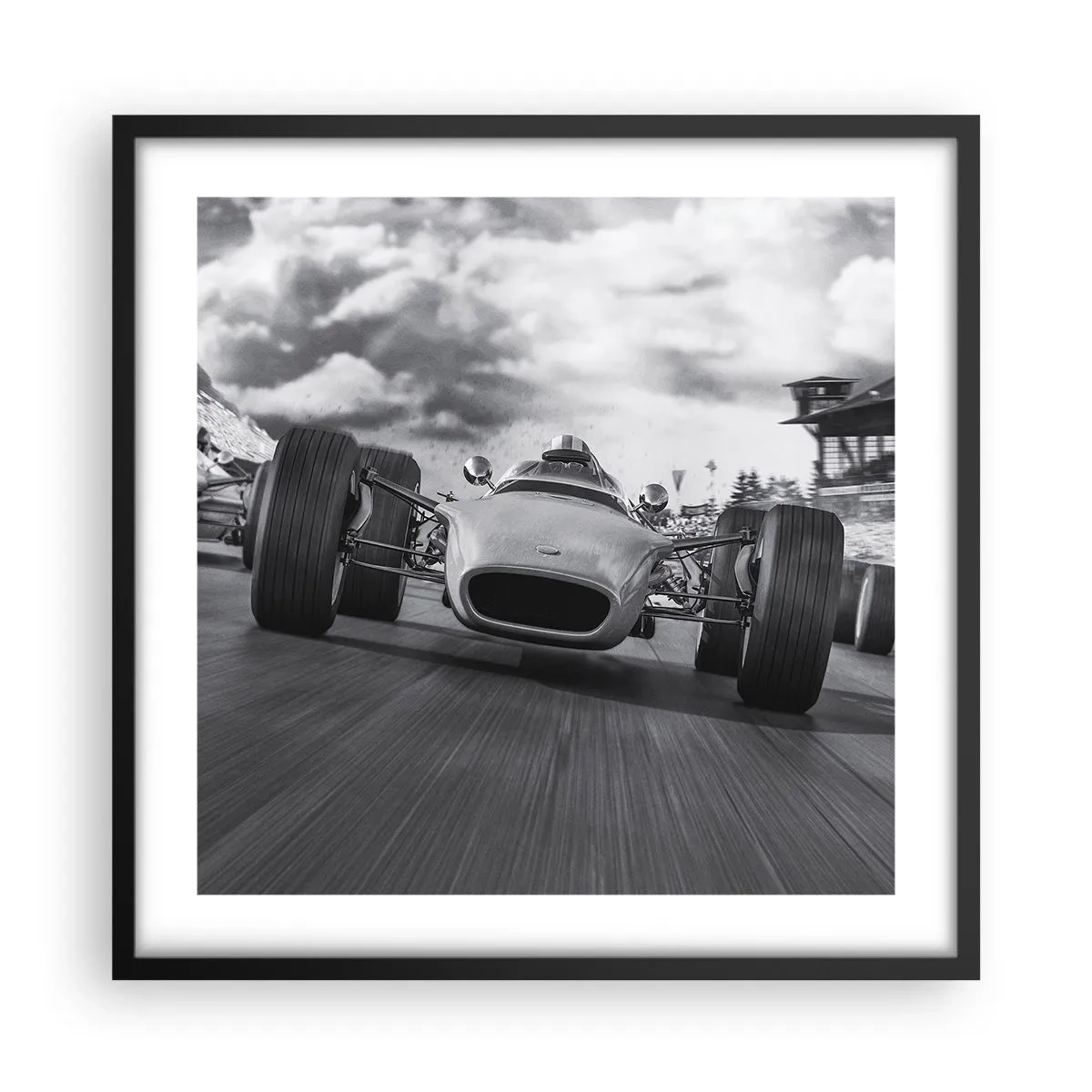 Plakat w czarnej ramie - Jest moc! - 50x50 cm