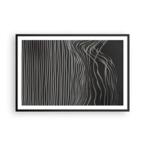 Plakat w czarnej ramie - Rytm i akcent - 91x61 cm