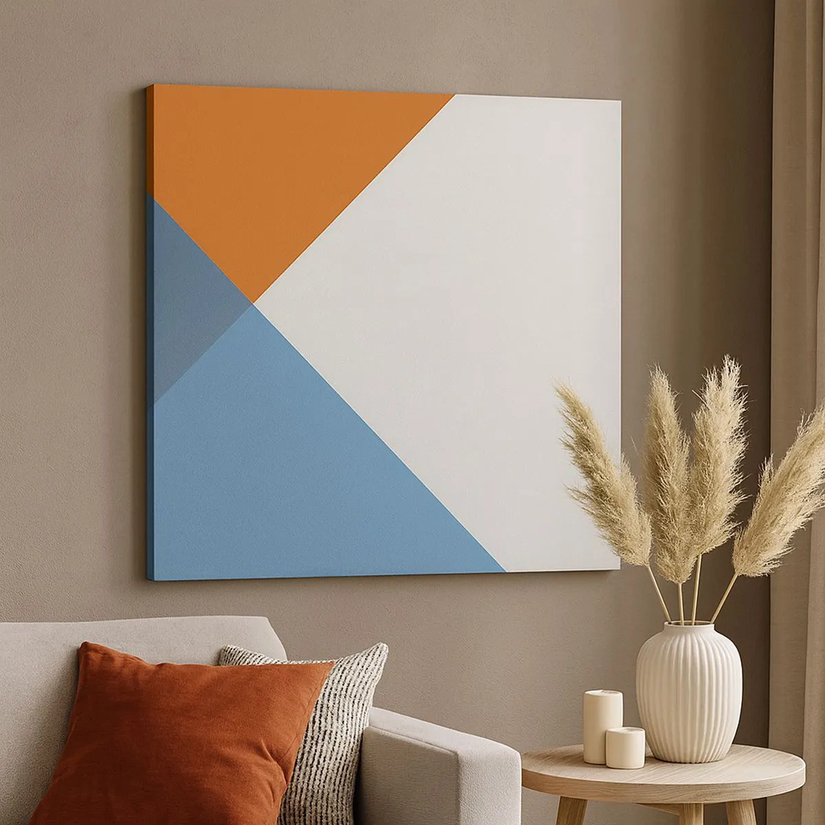 Obraz na płótnie - Pod kątem… - 30x30 cm