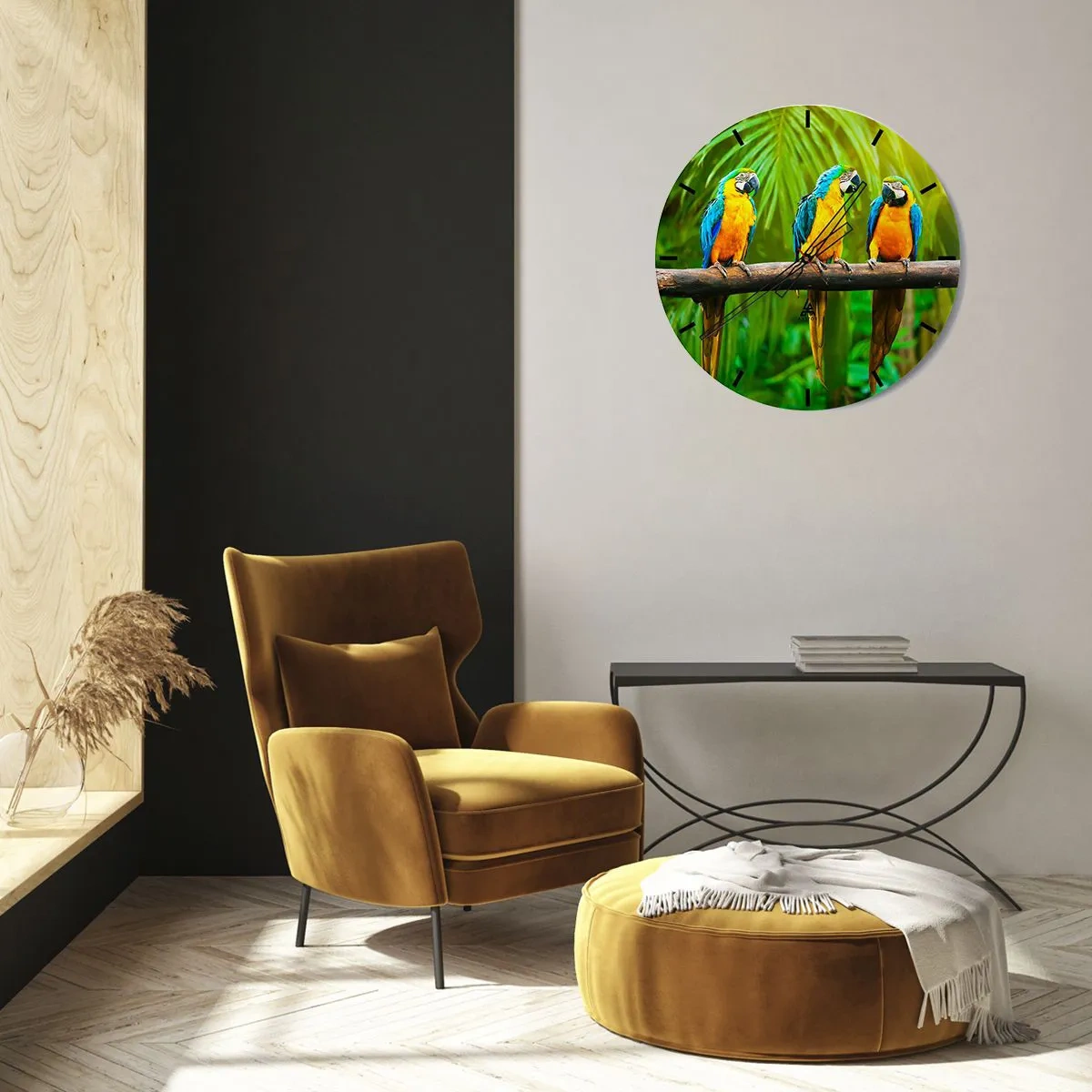 Zegar ścienny - A słyszałaś, że ona…? - 40x40 cm