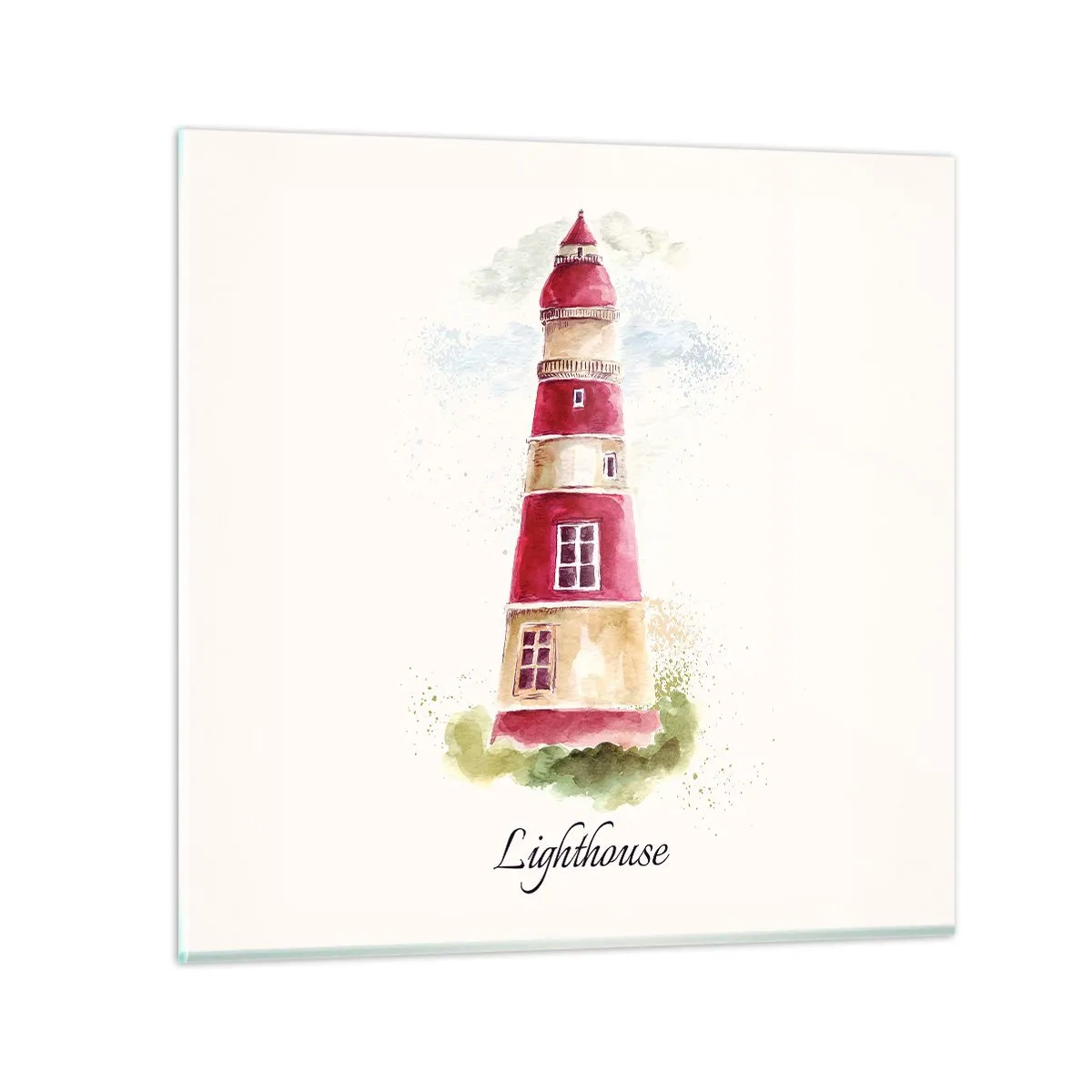 Obraz na szkle - Wokół zawsze pogoda - 40x40 cm