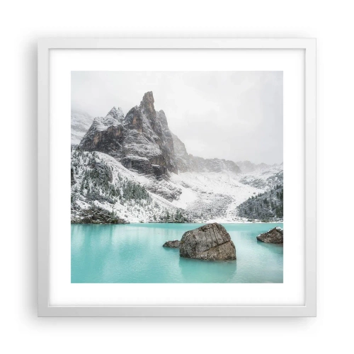 Plakat w białej ramie - Na straży - 40x40 cm