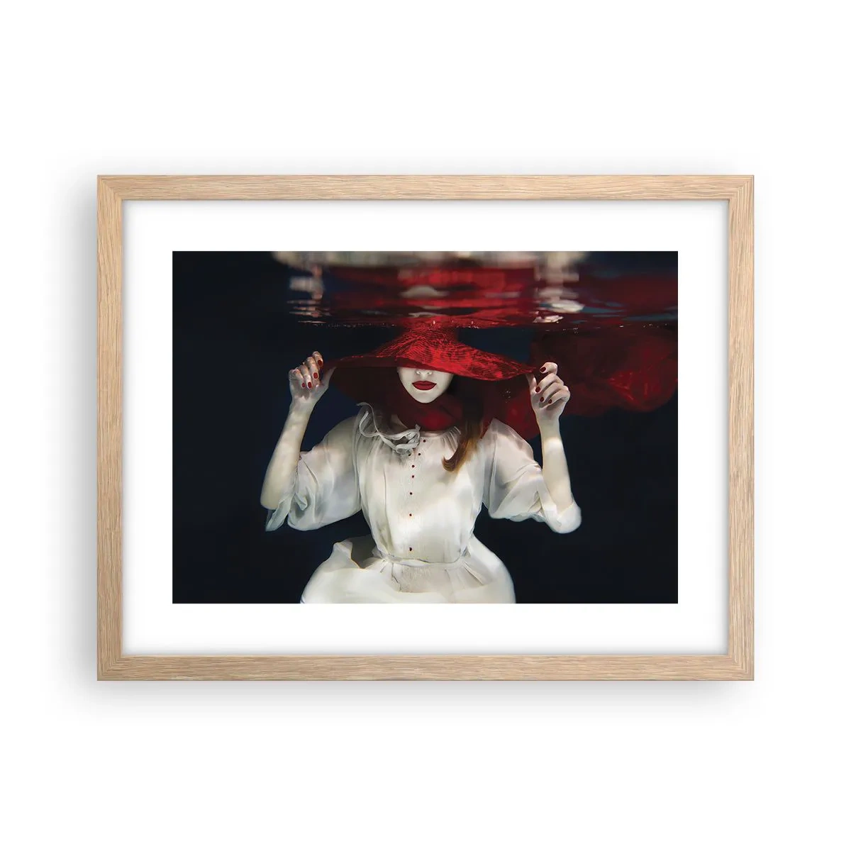 Plakat w ramie jasny dąb - Dziwożona - 40x30 cm