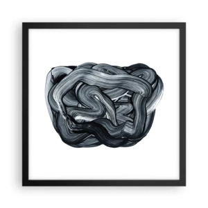 Plakat w czarnej ramie - To nie takie proste - 40x40 cm