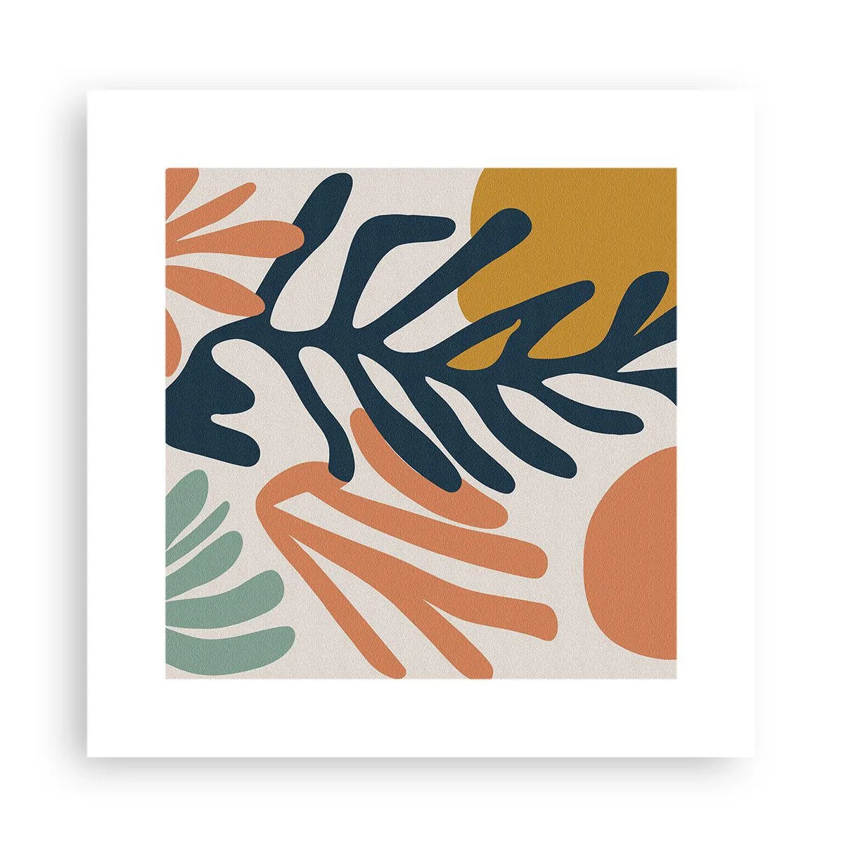 Plakat - Koralowe morza - 30x30 cm