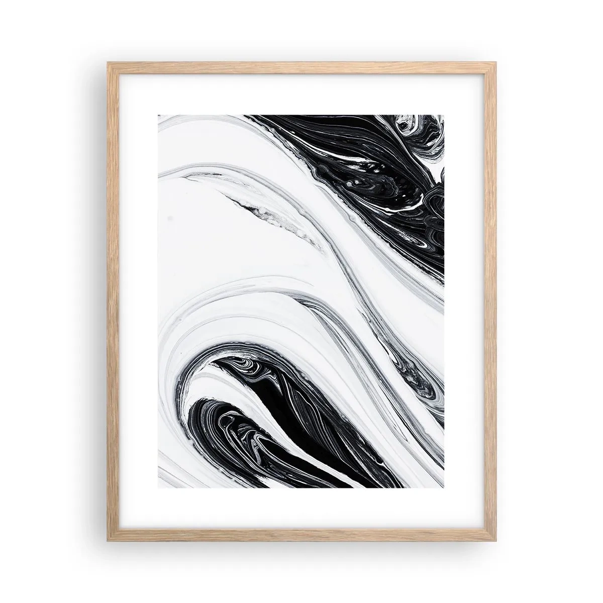 Plakat w ramie jasny dąb - Połączenie przeciwieństw - 40x50 cm